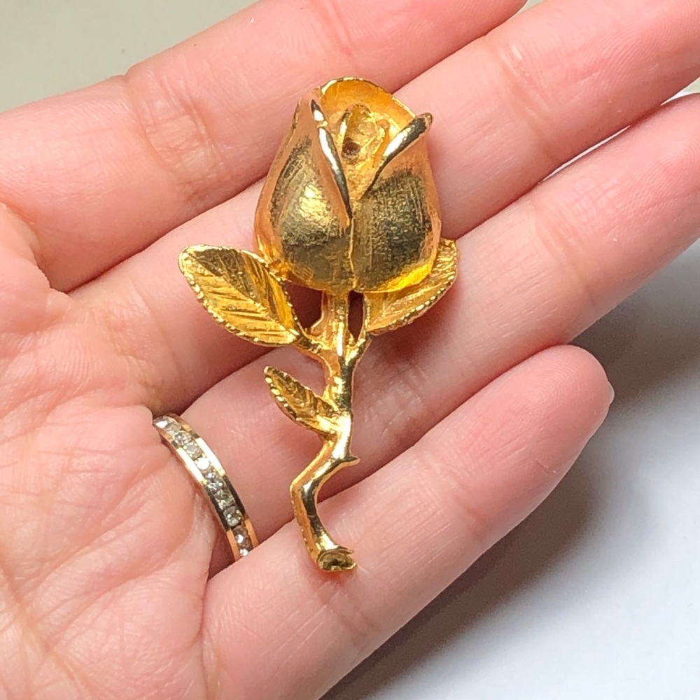 DFA DuBarry Fifth Avenue Rose Brooch